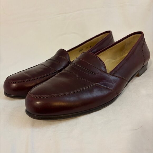 Bragano Other - Bragano by Cole Haan Vintage Mahogany Leather Penny Loafer Dress Shoes Men's 15